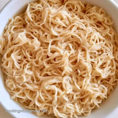 Cold Rice Noodle Pasta in 15 Minutes Recipe Card