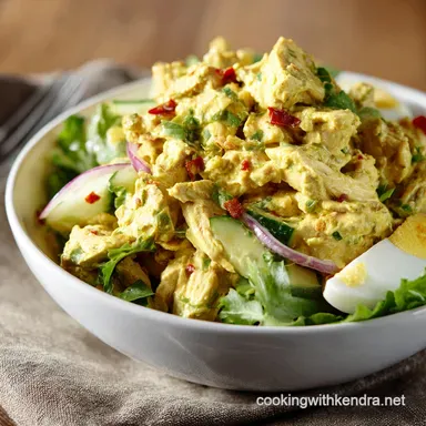 Chicken Curry Salad: The Best Easy Coronation Classic Recipe Recipe Card