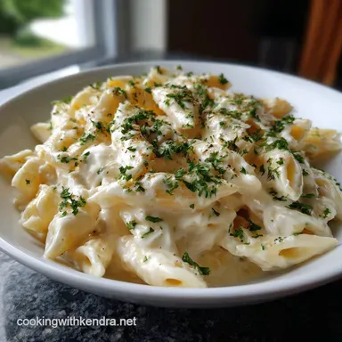 Cottage Cheese Alfredo Pasta: Ultra-Creamy High Protein Recipe Card