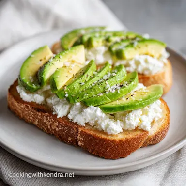 Cottage Cheese Avocado Toast: Silky Recipe Card