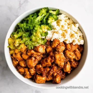Cottage Cheese BBQ Chicken Lean Mean Power Bowl