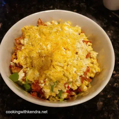 Easy Cottage Cheese Taco Bowl Ready in a Flash Recipe Card