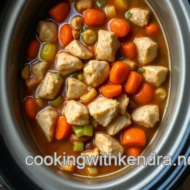 Cozy & Healthy Crockpot Chicken Vegetable Stew: A Family Favorite Recipe Card