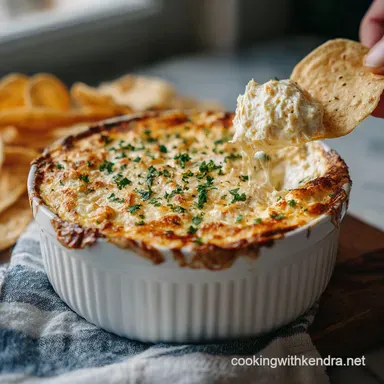 Crab Rangoon Dip Recipe for 8 Servings Recipe Card