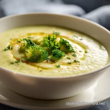 Cream of Broccoli Soup Recipe in 35 Minutes Recipe Card