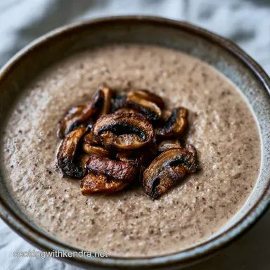 Cream of Mushroom Soup for 4 Servings
