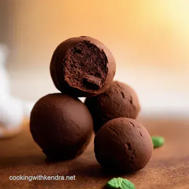 Creamy Andes Mint Chocolate Truffles Easy Peppermint Bliss Recipe Card