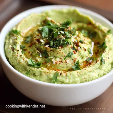 Avocado Hummus Recipe Extra Creamy Dip Ready in Just 10 Minutes Recipe Card
