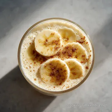 Creamy Banana Smoothie with Milk in 5 Minutes Recipe Card