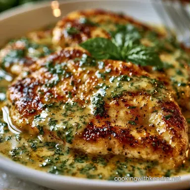 Creamy Basil Chicken in 30 Minutes Recipe Card
