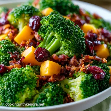 Broccoli Salad with Bacon Recipe Card