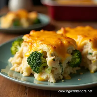Cheesy Chicken Broccoli Casserole A Family Comfort Classic Recipe Card