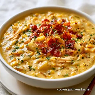 Chicken Corn Chowder for 6 Servings