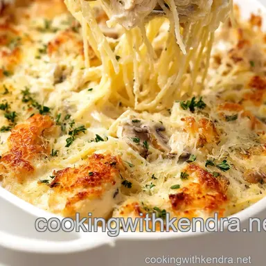 Chicken Tetrazzini: My Cheesy Comfort Food Recipe Recipe Card