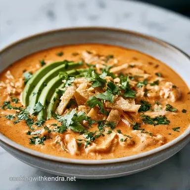 Chicken Tortilla Soup Creamy for 6 Servings