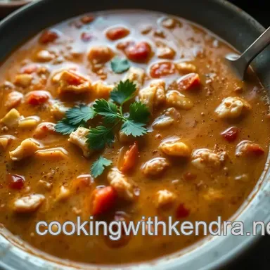 Deliciously Creamy Chicken Tortilla Soup: A Cozy Family Favorite Recipe Card