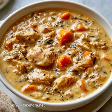 Chicken Wild Rice Soup: Slow-Cooked Recipe Card