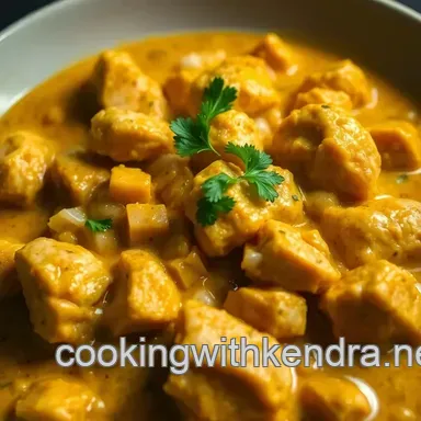 Easy Creamy Coconut Curry Chicken Recipe: A Family Favorite Recipe Card