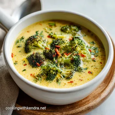 Crockpot Broccoli Cheese Soup for 6 Servings | Creamy Recipe