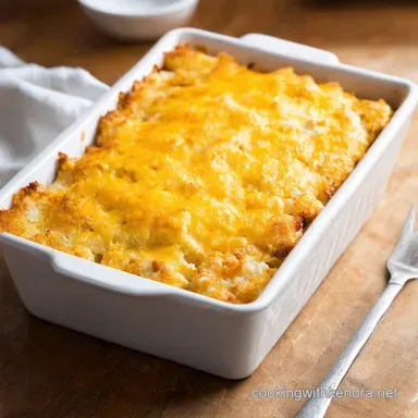 Delicious Cottage Cheese Hashbrown Casserole My Easy Cheesy Recipe Recipe Card