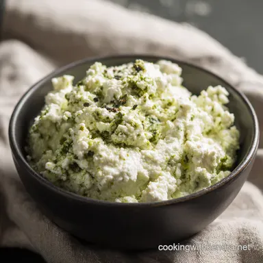 Creamy Cottage Cheese Pesto Best Healthy Pesto Recipe Recipe Card