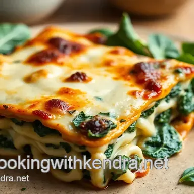 Creamy Spinach Lasagna Recipe: Easy Veggie Comfort!