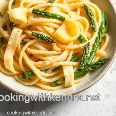 Creamy Lemon Bow Tie Noodles with Asparagus – So Easy! Recipe Card