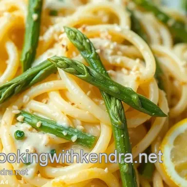 Creamy Lemon Bow Tie Noodles with Asparagus – So Easy!