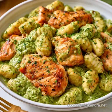 Pesto Chicken Gnocchi Skillet for 4