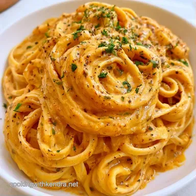 Creamy Pumpkin Pasta in 30 Minutes Recipe Card