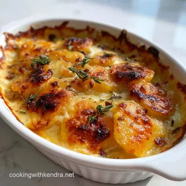 Scalloped Potatoes Gratin: The Ultimate Creamy, Cheesy Recipe Recipe Card