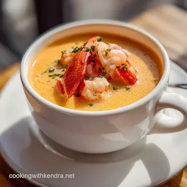 Creamy Seafood Bisque with Crab Shrimp and Lobster in 60 Minutes Recipe Card