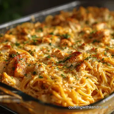 Spaghetti Chicken Casserole: Ultimate Creamy Bake Recipe Recipe Card
