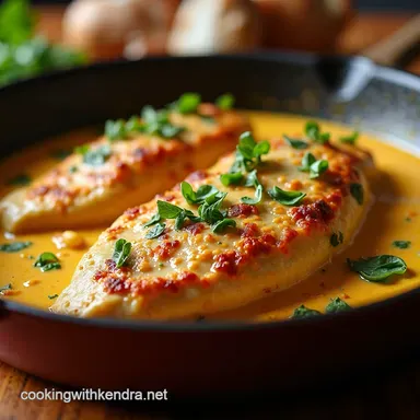 Creamy Tuscan Chicken OnePan Perfection in 40 Minutes Recipe Card