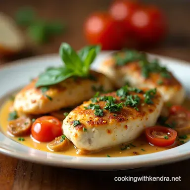Creamy Tuscan Chicken An Italian Holiday on Your Plate Recipe Card