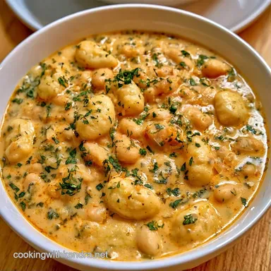 Creamy White Bean Gnocchi Soup in 30 Min Recipe Card