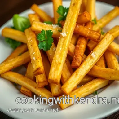 Crispy Cassava Fries: Your New Favourite Fry-Up! Recipe Card