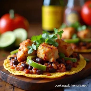 The Dont Be Shy Crispy Chicken Loaded Tostadas Recipe Card