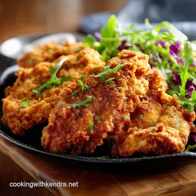 Fried Chicken Breast: The Ultra-Crunchy Buttermilk Fillet Recipe Recipe Card