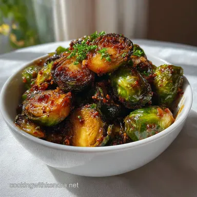 Crispy Gochujang Brussels Sprouts: Ultra-Crispy Finish