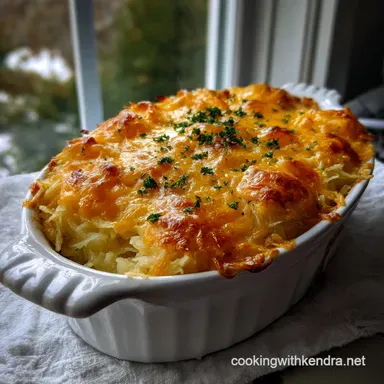 Hashbrown Casserole: Ultra-Crispy Topping Recipe Card