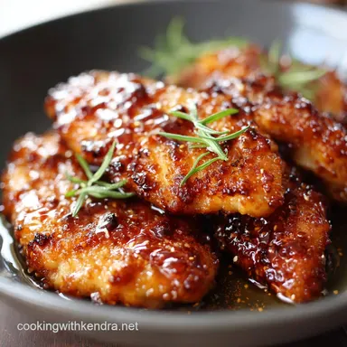 Hot Honey Chicken Recipe: Signature Crispy Fillets with Sticky Glaze Recipe Card
