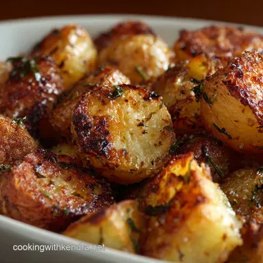 Ultimate Crispy Ranch Roasted Potatoes Recipe Easy Oven Method Recipe Card