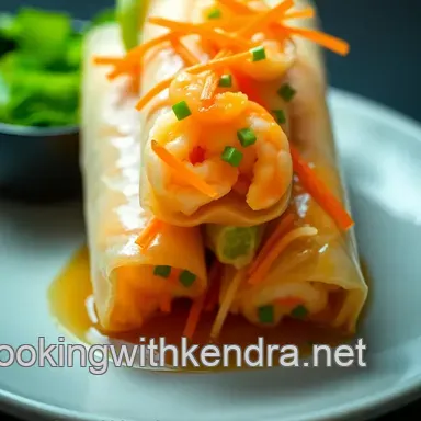 Easy & Delicious Thai Spring Rolls: The Ultimate Crispy Snack Recipe Card