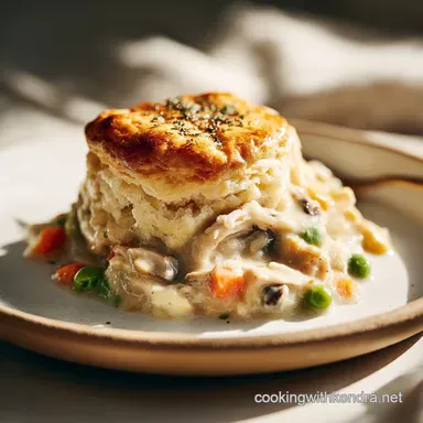 Crock Pot Chicken Pot Pie with Biscuits Recipe Card