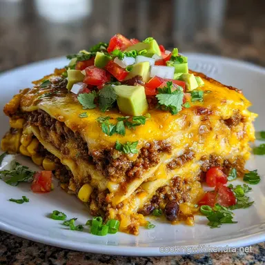 Crock Pot Mexican Lasagna Recipe: Cheesy Layers