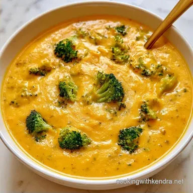 Crockpot Broccoli Cheddar Soup: Creamy