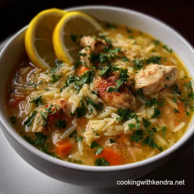 Crockpot Lemon Chicken Soup: Easy, Healthy Slow Cooker Recipe Recipe Card