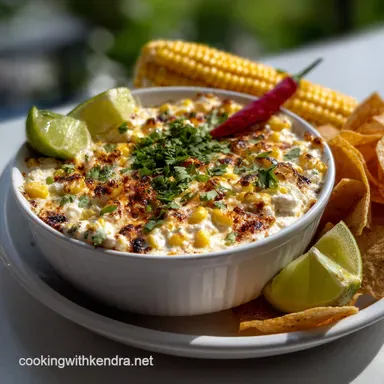 Crockpot Mexican Street Corn Dip: Easy Slow Cooker Recipe Recipe Card