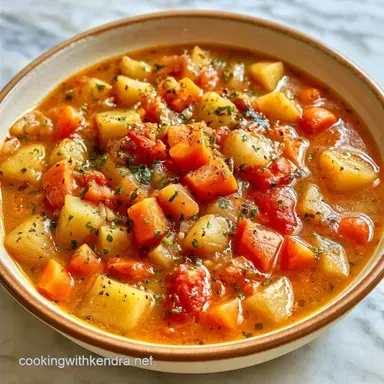 Crockpot Vegetable Soup with Potatoes